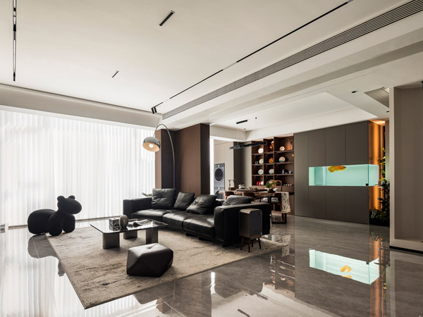 北兴三千城135平混搭轻奢效果图案例