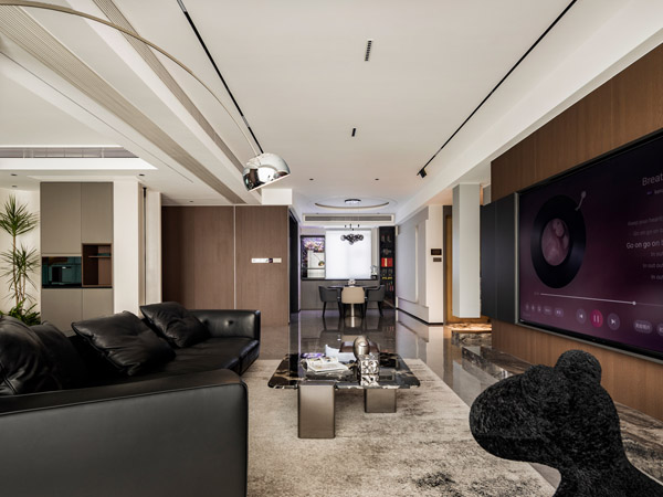 北兴三千城135平混搭轻奢效果图案例